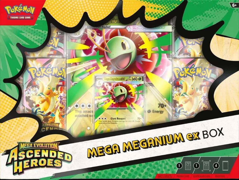 Ascended Heroes Mega Meganium ex Box