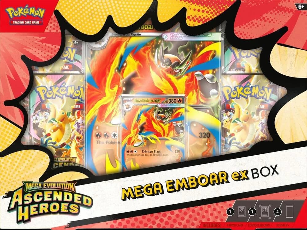 Ascended Heroes Mega Emboar ex Box