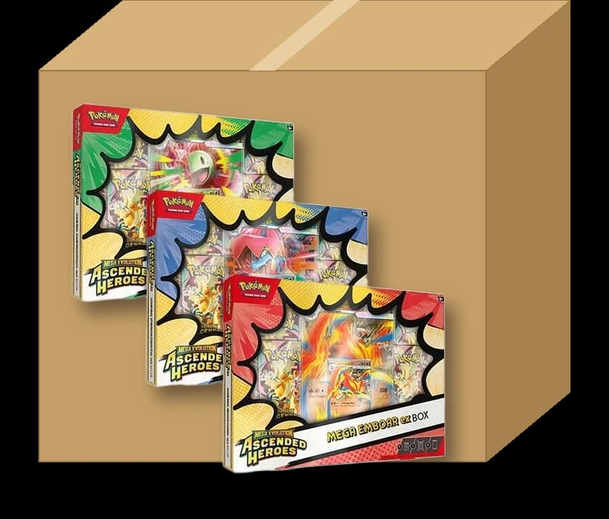 Ascended Heroes Mega ex Boxes Case
