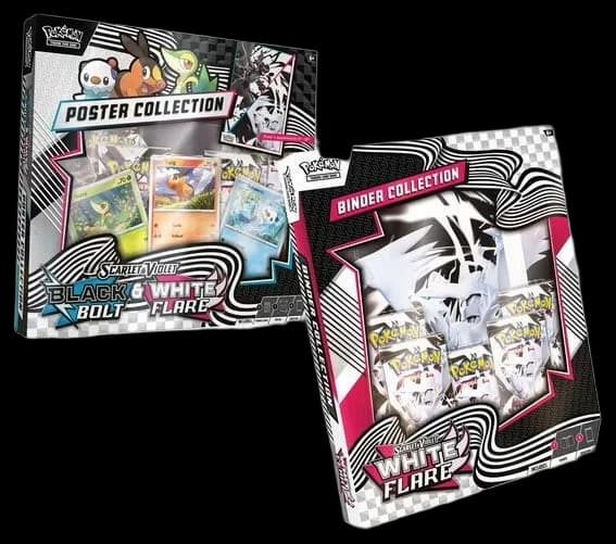 White Flare Binder & Unova Poster Collection (Sam's Club)