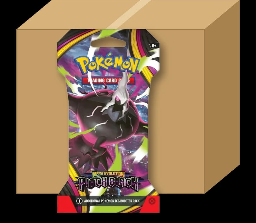 Pitch Black Sleeved Booster Case