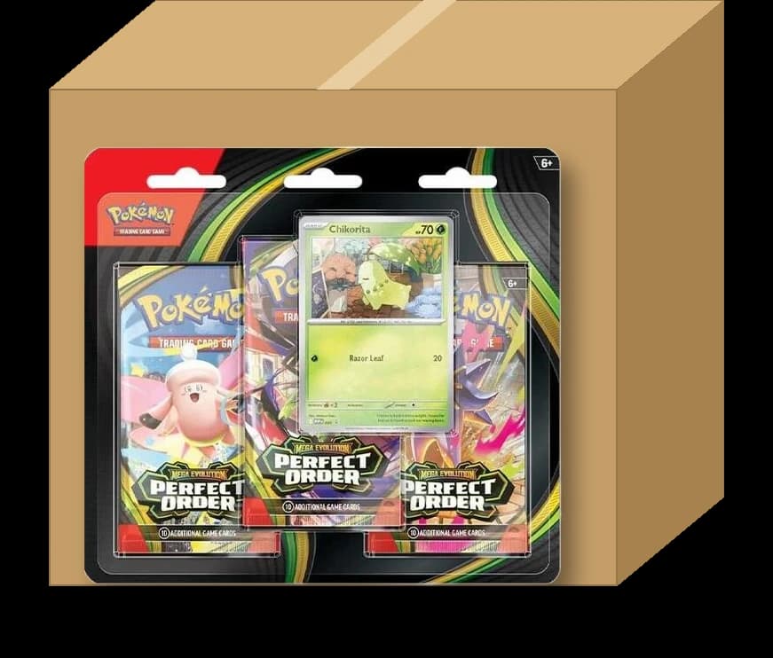 Perfect Order 3 Pack Blister Case [Chikorita]