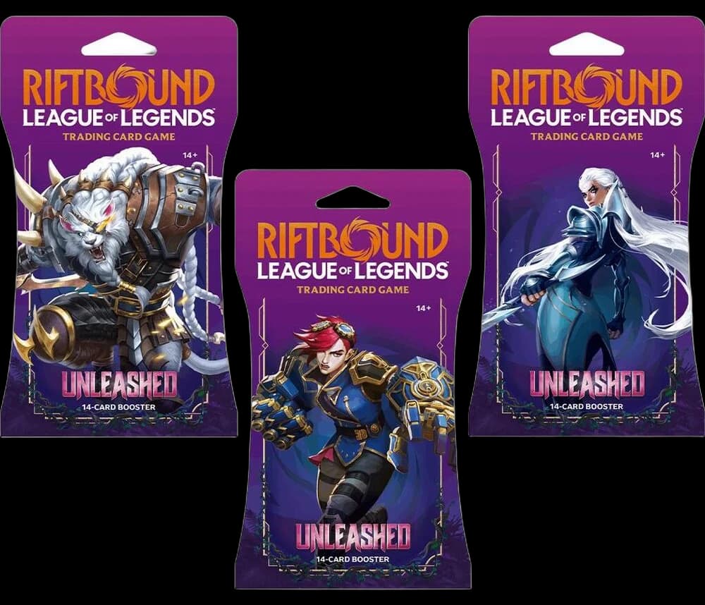Unleashed - Sleeved Booster Pack Art Bundle [Set of 3]