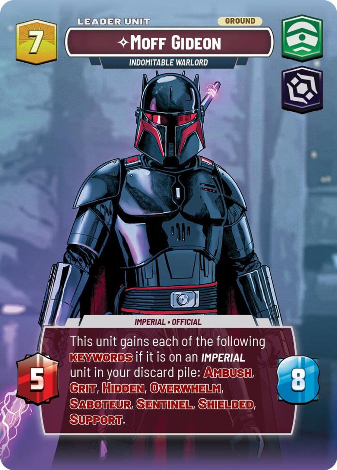 Moff Gideon · Ashes of the Empire · #774