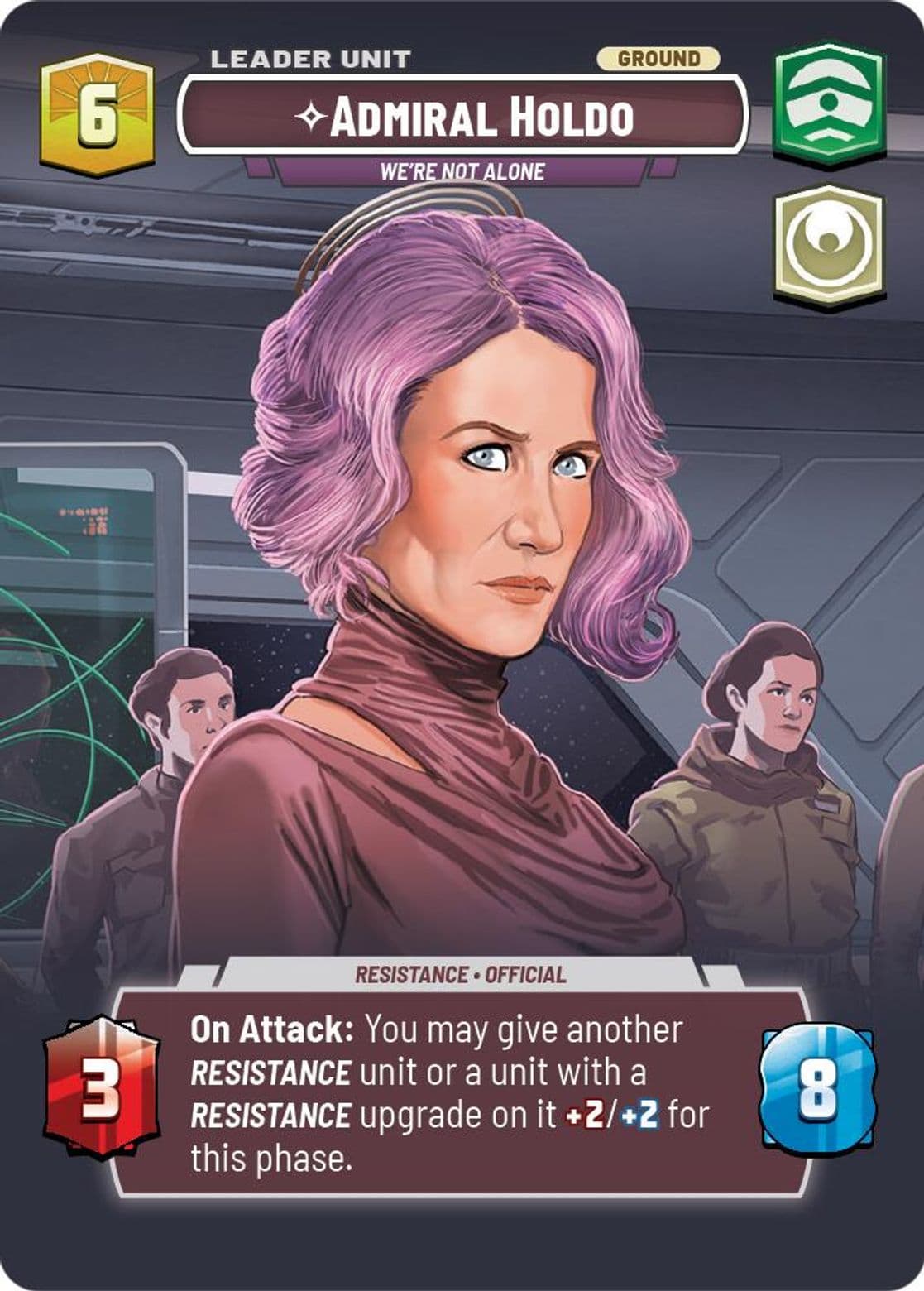 Admiral Holdo · Jump To Lightspeed · #1003