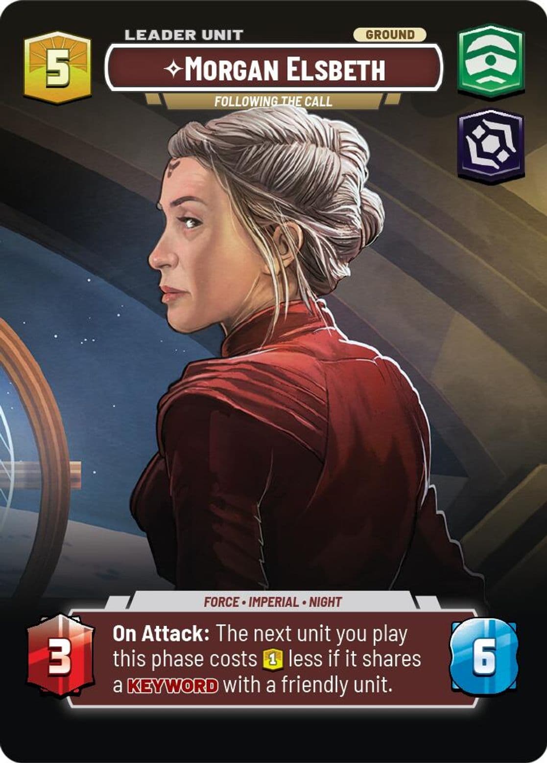 Morgan Elsbeth · Legends of the Force · #1009
