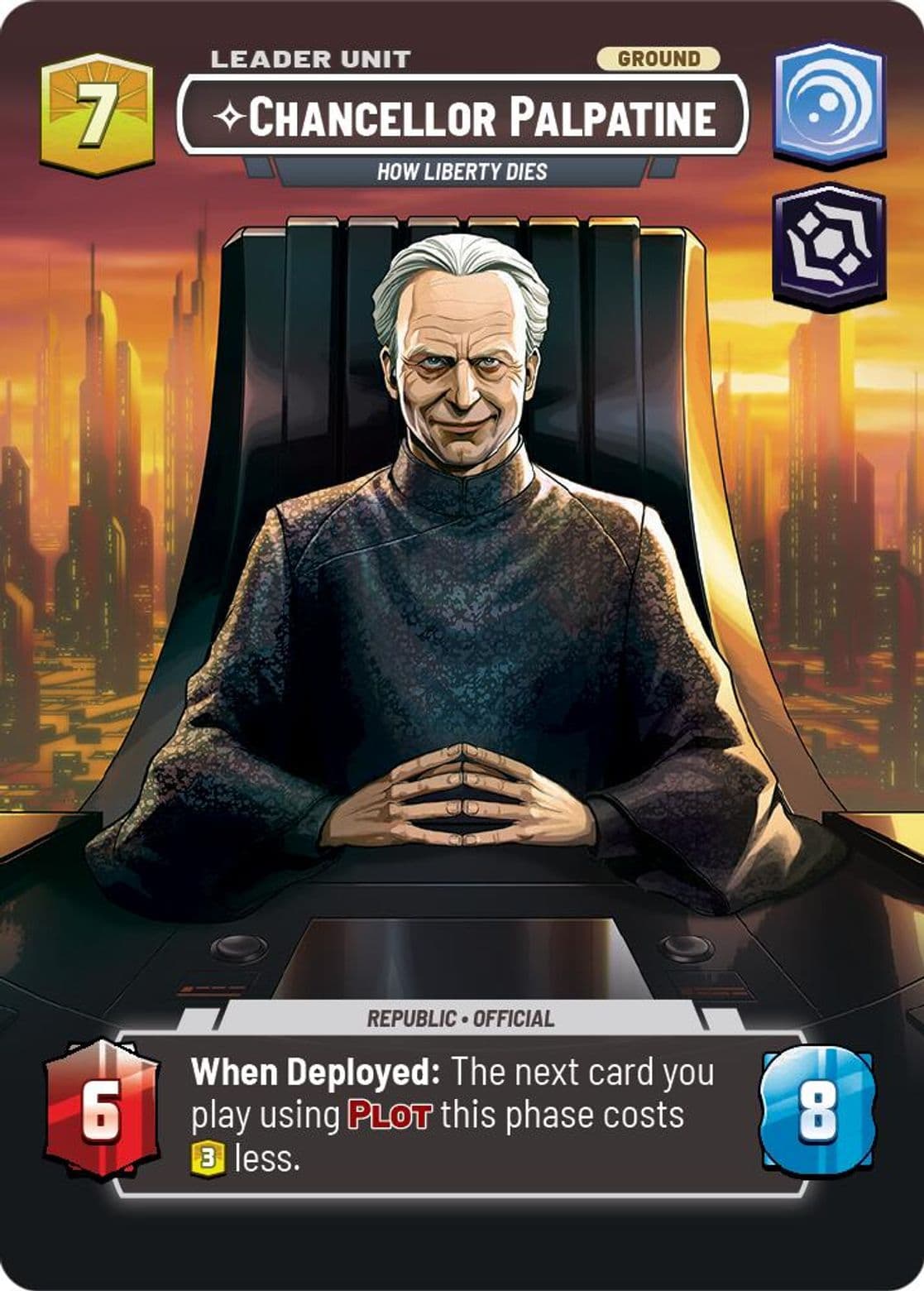 Chancellor Palpatine · Secrets of Power · #1021