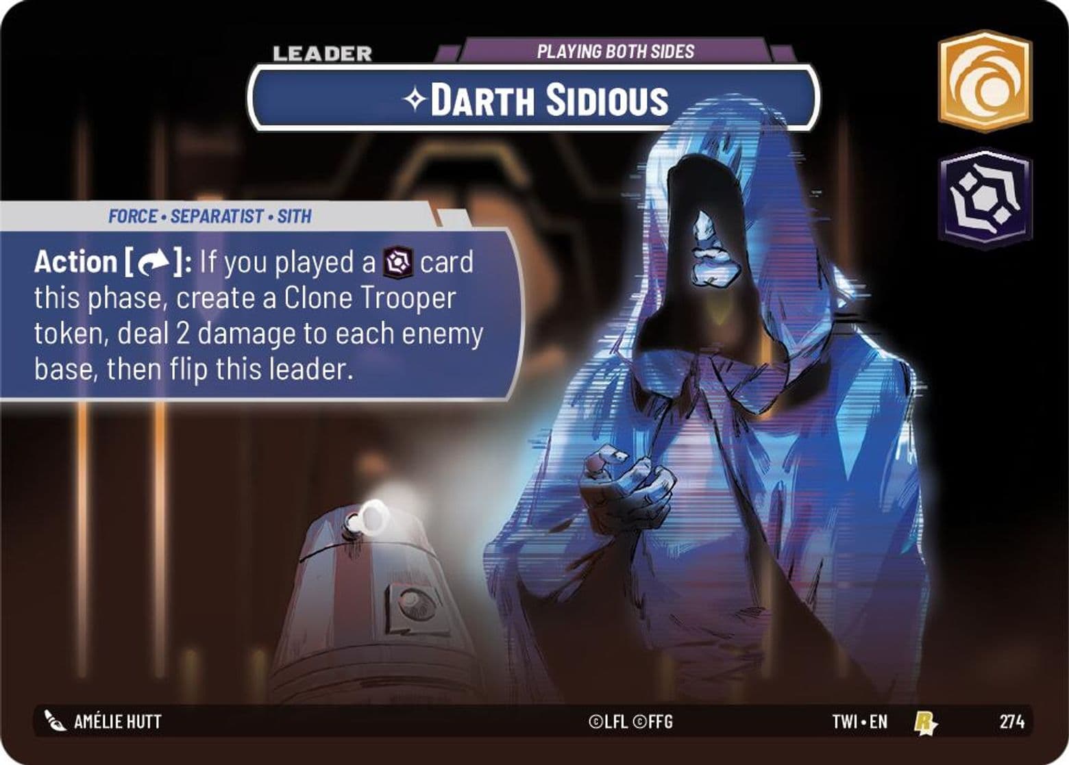 Chancellor Palpatine // Darth Sidious · Twilight of the Republic · #274