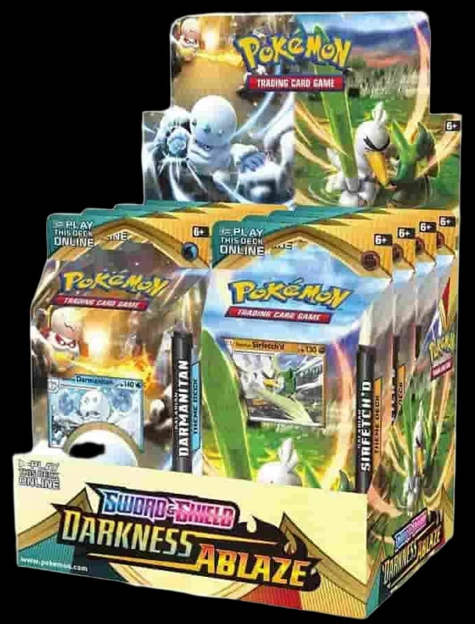 Darkness Ablaze Theme Deck Display